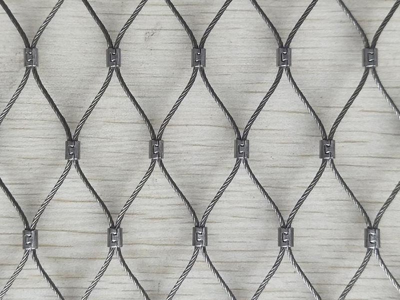 橋梁防墜落繩網